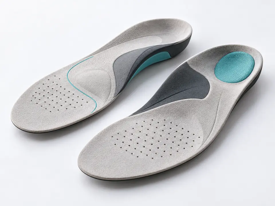 Pair of individually contoured bespoke insoles