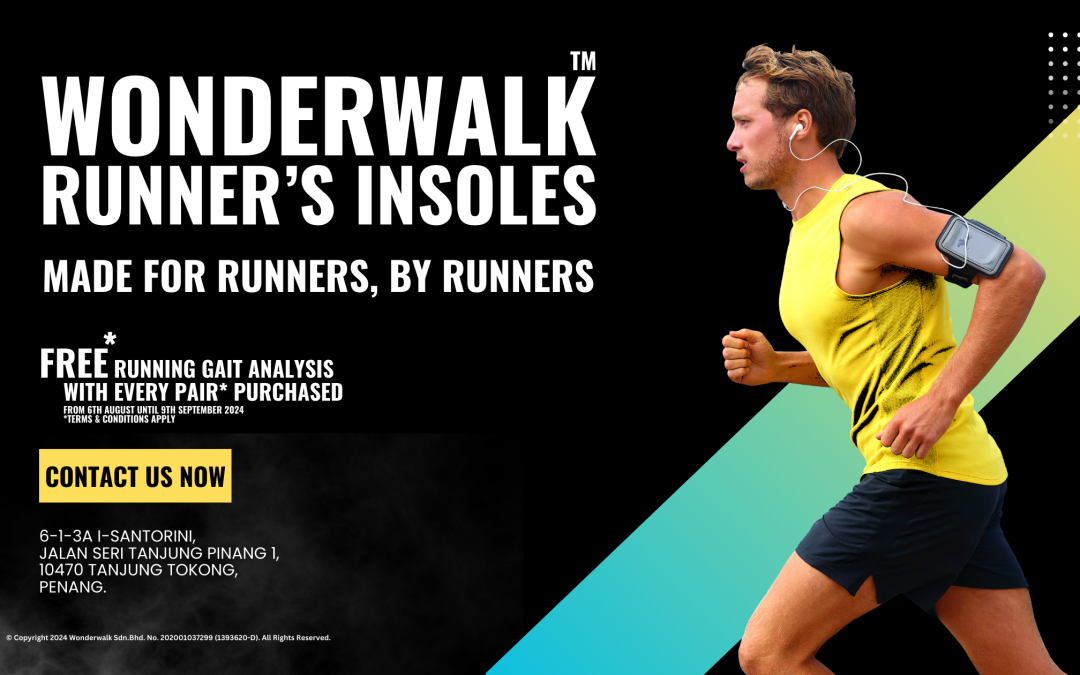 Maximize Your Running Performance with Wonderwalk™ Runner’s Insoles and Free Running Gait Analysis